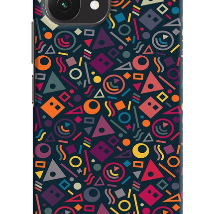 Geometric Abstract Mi 11 Lite Hard Case Back Cover by Casekaro
