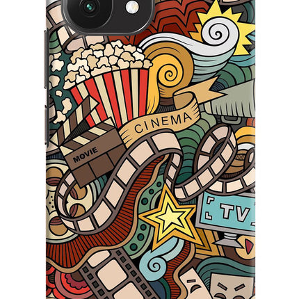 Cinema Abstract Mi 11 Lite Hard Case Back Cover by Casekaro