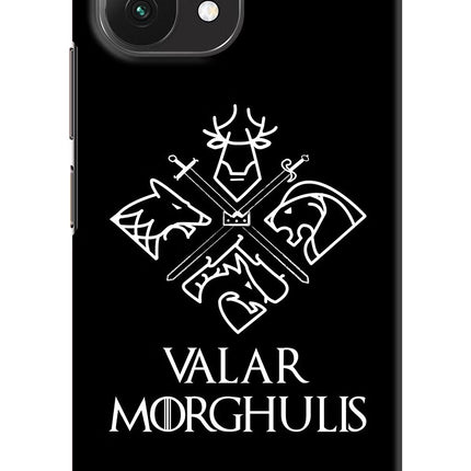 Valar Morghulis | Game Of Thrones Mi 11 Lite Hard Case Back Cover by Casekaro