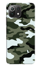 Camouflage Mi 11 Lite Hard Case Back Cover by Casekaro