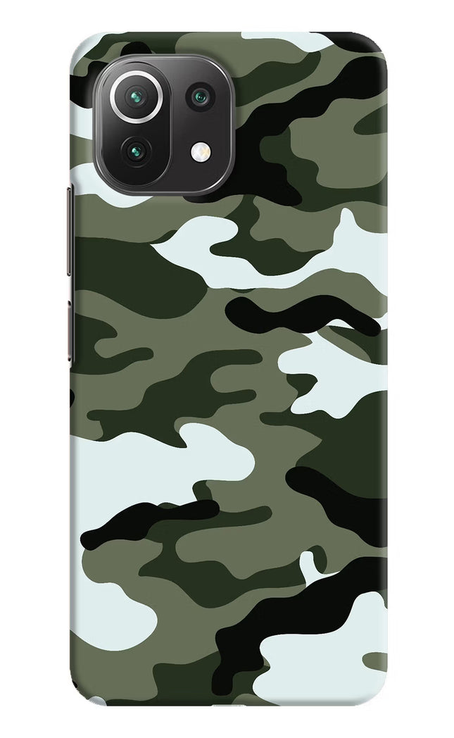 Camouflage Mi 11 Lite Hard Case Back Cover by Casekaro