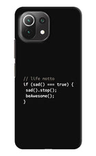 Life Motto Code Mi 11 Lite Hard Case Back Cover by Casekaro