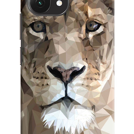 Lion Art Mi 11 Lite Hard Case Back Cover by Casekaro