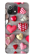 Love Wallpaper Mi 11 Lite Hard Case Back Cover by Casekaro