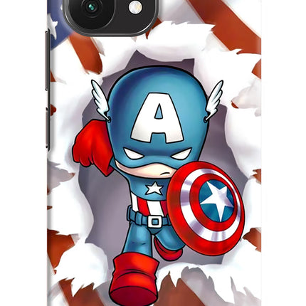 Captain America Mi 11 Lite Hard Case Back Cover by Casekaro