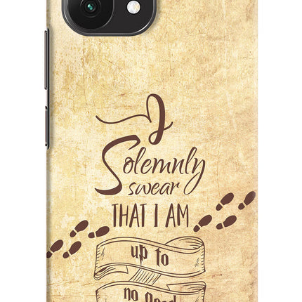 I Solemnly swear that i up to no good Mi 11 Lite Hard Case Back Cover by Casekaro