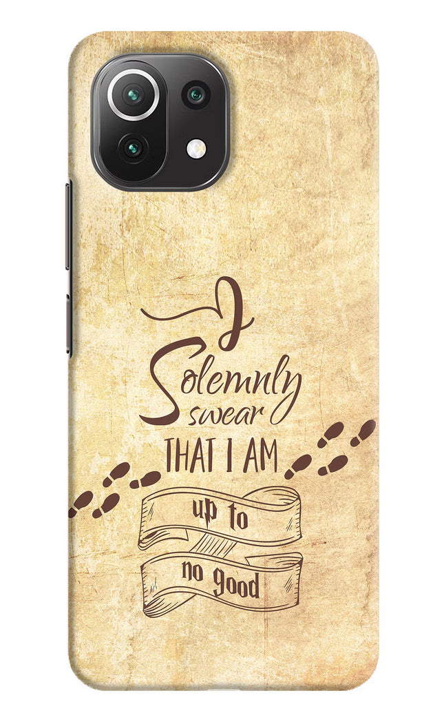 I Solemnly swear that i up to no good Mi 11 Lite Hard Case Back Cover by Casekaro