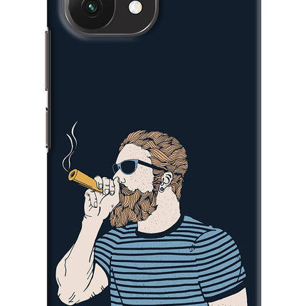 Smoking Mi 11 Lite Hard Case Back Cover by Casekaro