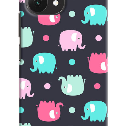 Elephants Mi 11 Lite Hard Case Back Cover by Casekaro