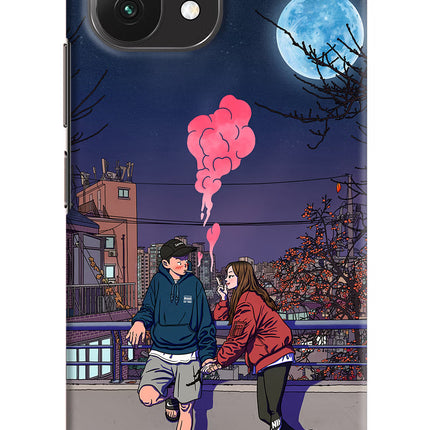 Chilling Couple Mi 11 Lite Hard Case Back Cover by Casekaro