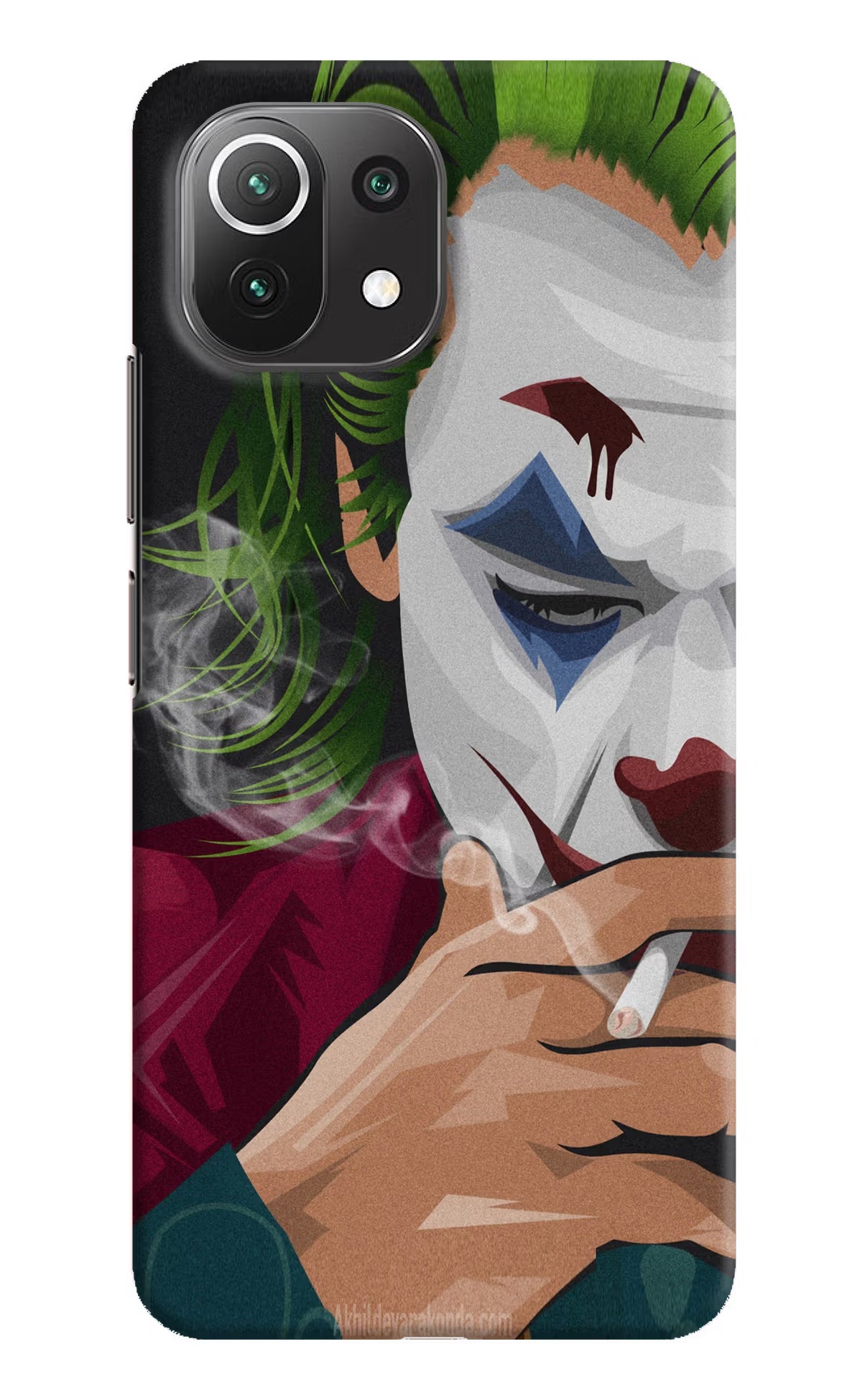 Joker Smoking Mi 11 Lite Hard Case Back Cover by Casekaro