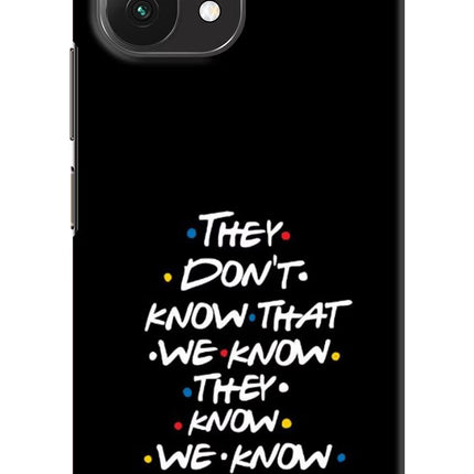FRIENDS Dialogue Mi 11 Lite Hard Case Back Cover by Casekaro