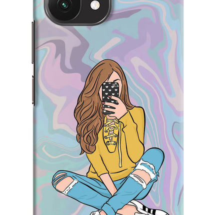 Selfie Girl Mi 11 Lite Hard Case Back Cover by Casekaro
