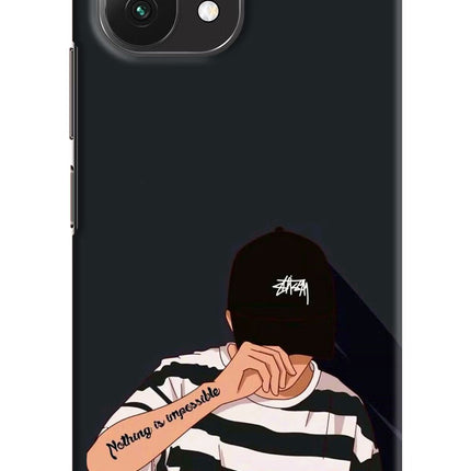Aesthetic Boy Mi 11 Lite Hard Case Back Cover by Casekaro