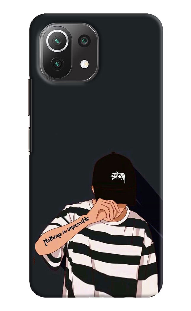Aesthetic Boy Mi 11 Lite Hard Case Back Cover by Casekaro