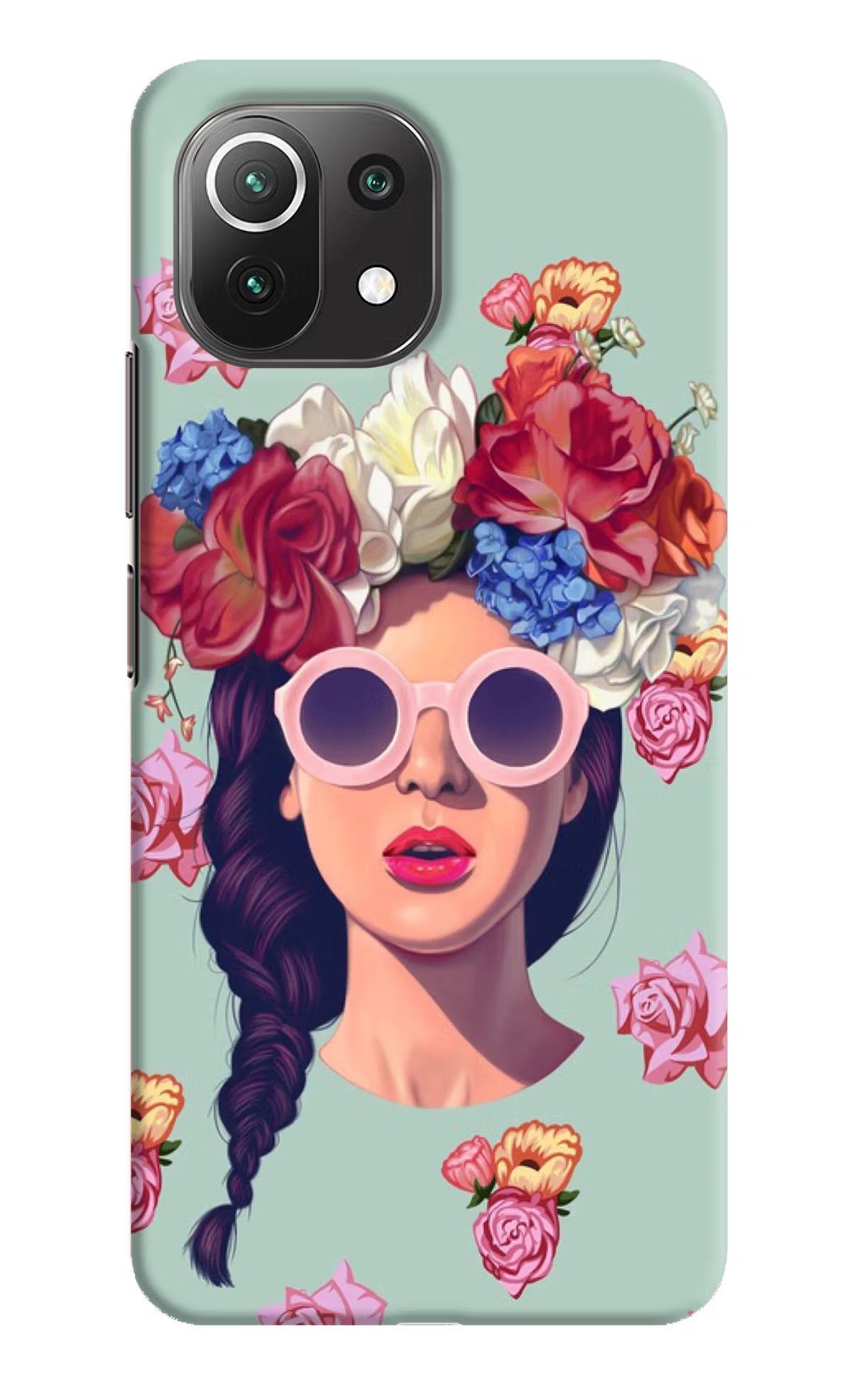 Pretty Girl Mi 11 Lite Hard Case Back Cover by Casekaro