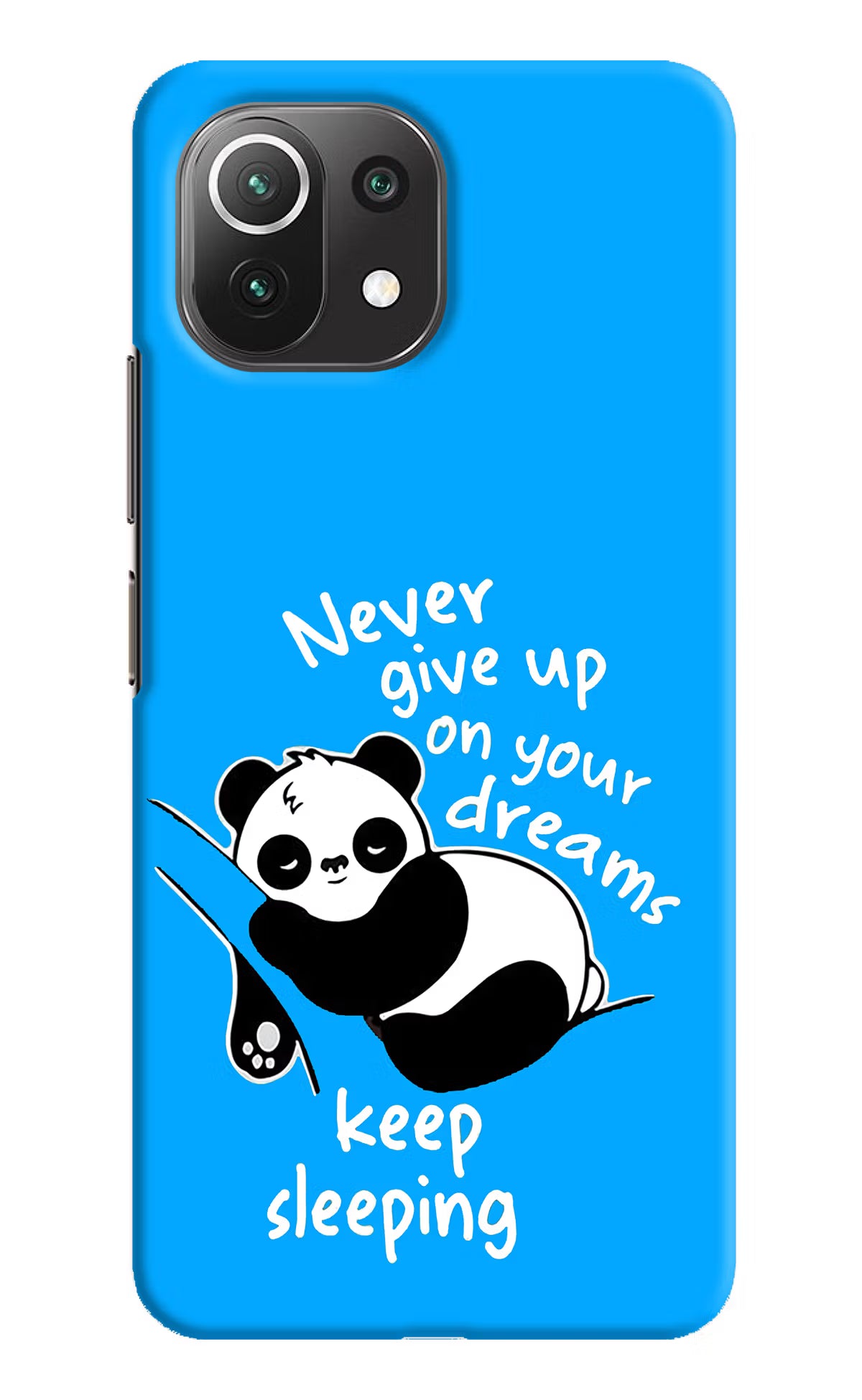 Keep Sleeping Mi 11 Lite Hard Case Back Cover by Casekaro