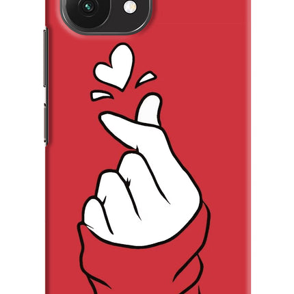 Korean Love Sign Mi 11 Lite Hard Case Back Cover by Casekaro