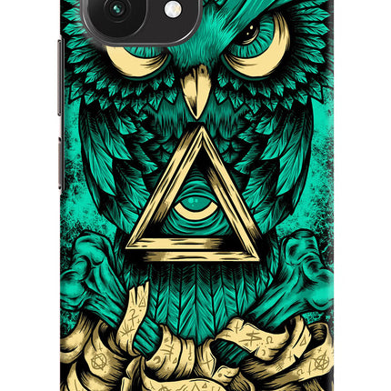 Green Owl Mi 11 Lite Hard Case Back Cover by Casekaro