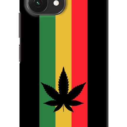 Weed Flag Mi 11 Lite Hard Case Back Cover by Casekaro