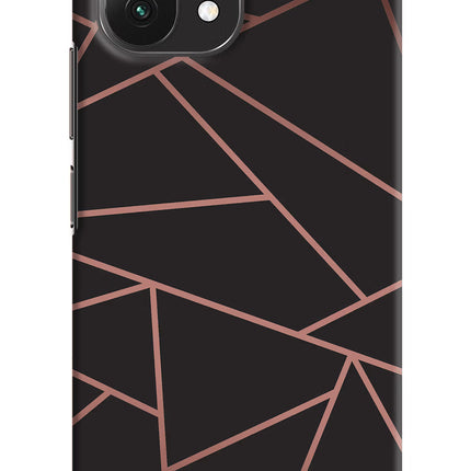 Geometric Pattern Mi 11 Lite Hard Case Back Cover by Casekaro