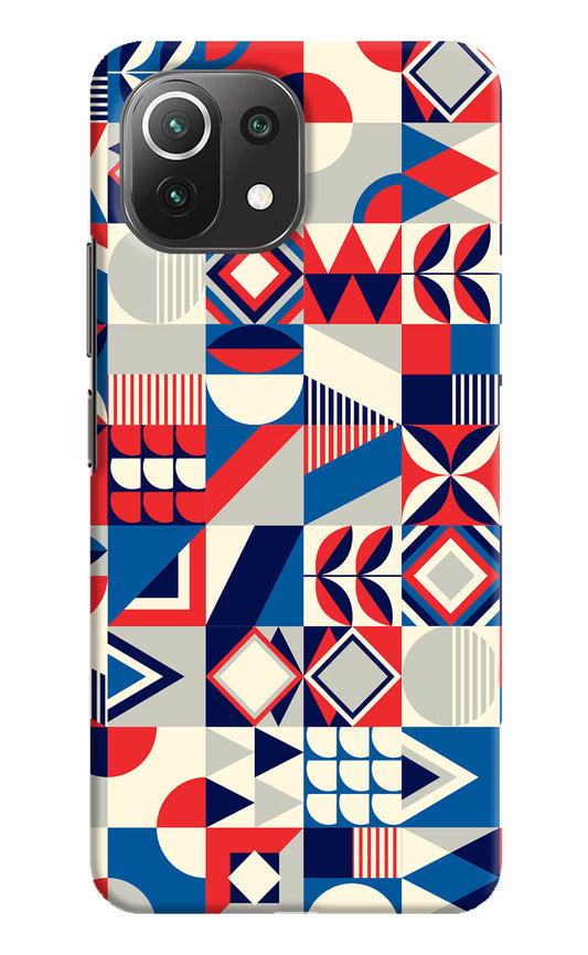Colorful Pattern Mi 11 Lite Hard Case Back Cover by Casekaro