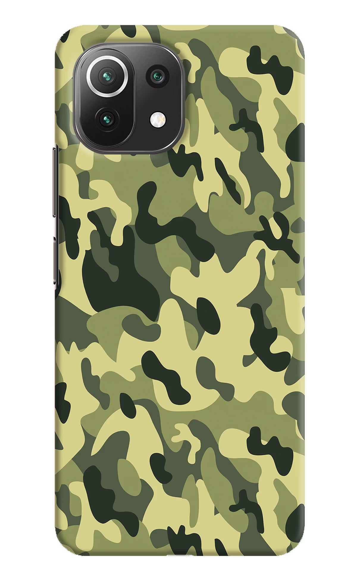 Camouflage Mi 11 Lite Hard Case Back Cover by Casekaro