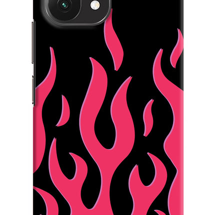 Fire Flames Mi 11 Lite Hard Case Back Cover by Casekaro