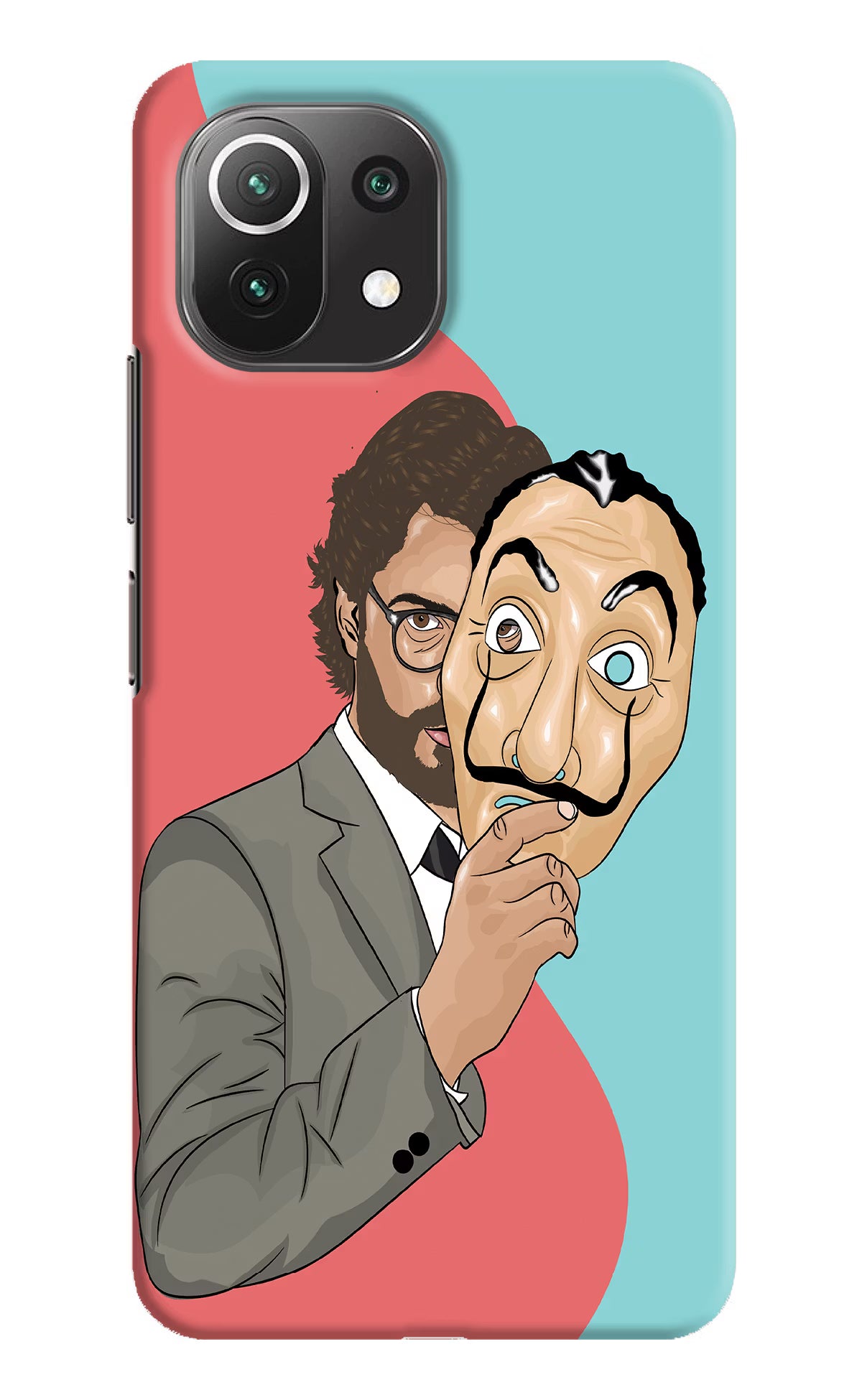 Professor Mi 11 Lite Hard Case Back Cover by Casekaro