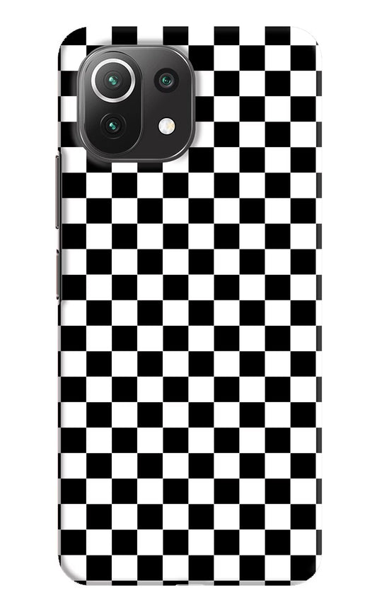 Chess Board Mi 11 Lite Hard Case Back Cover by Casekaro