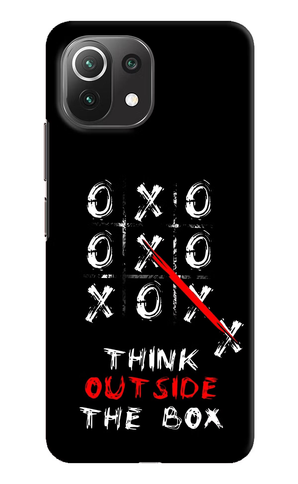 Think out of the BOX Mi 11 Lite Hard Case Back Cover by Casekaro