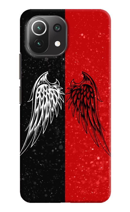 Wings Mi 11 Lite Hard Case Back Cover by Casekaro
