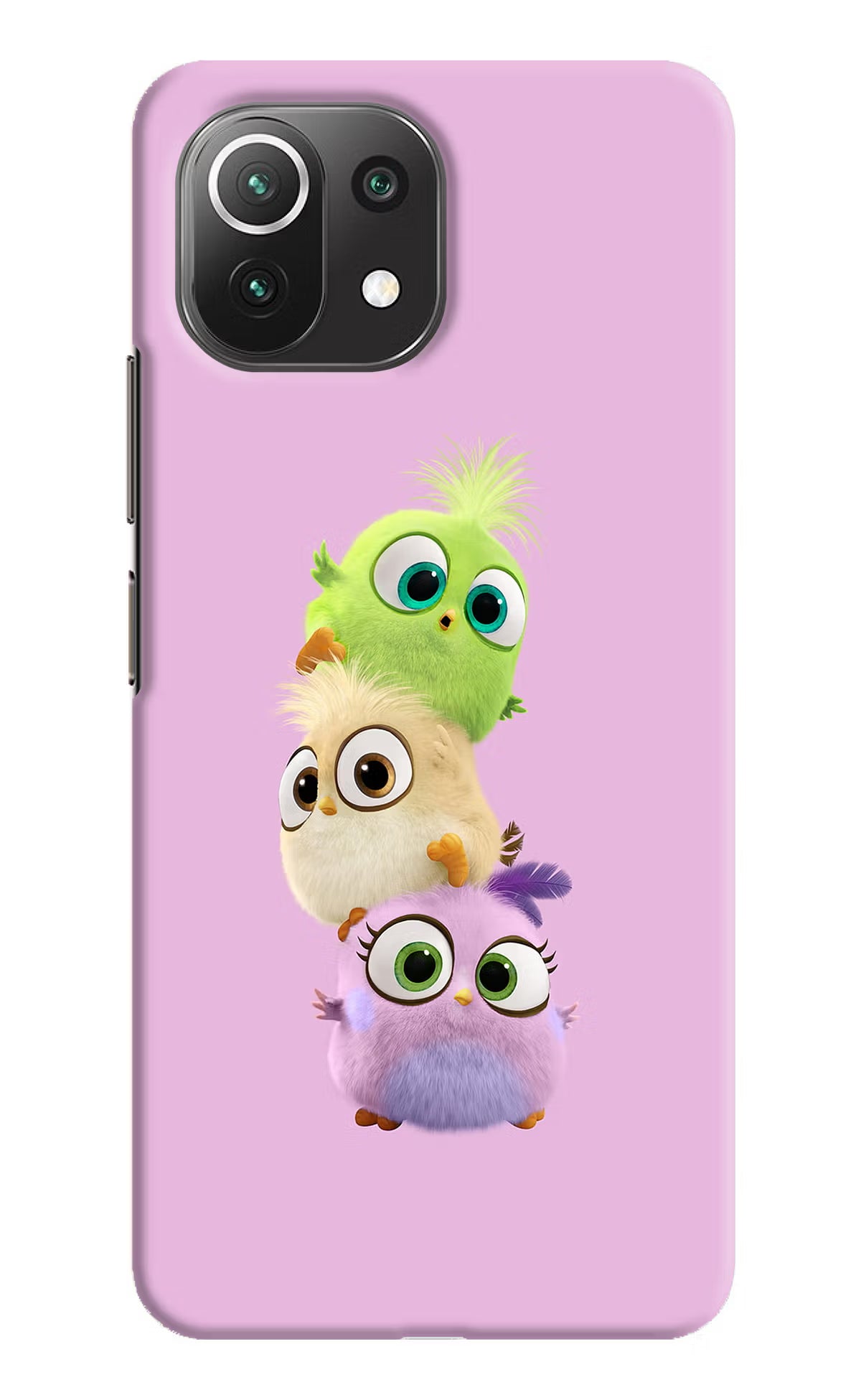 Cute Little Birds Mi 11 Lite Hard Case Back Cover by Casekaro