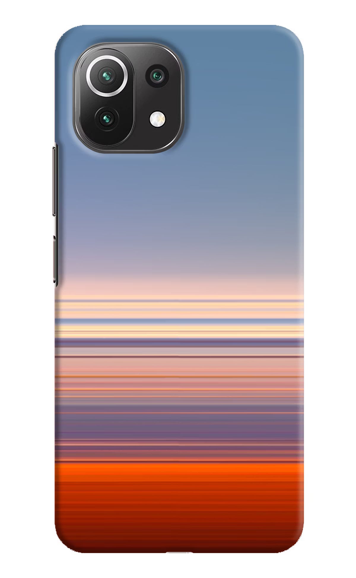 Morning Colors Mi 11 Lite Hard Case Back Cover by Casekaro