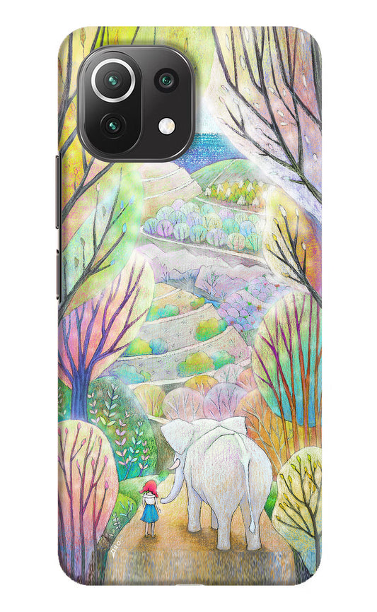 Nature Painting Mi 11 Lite Hard Case Back Cover by Casekaro