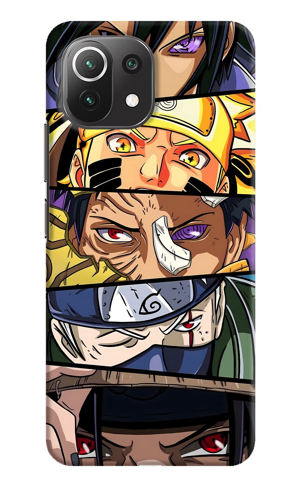 Naruto Character Mi 11 Lite Hard Case Back Cover by Casekaro