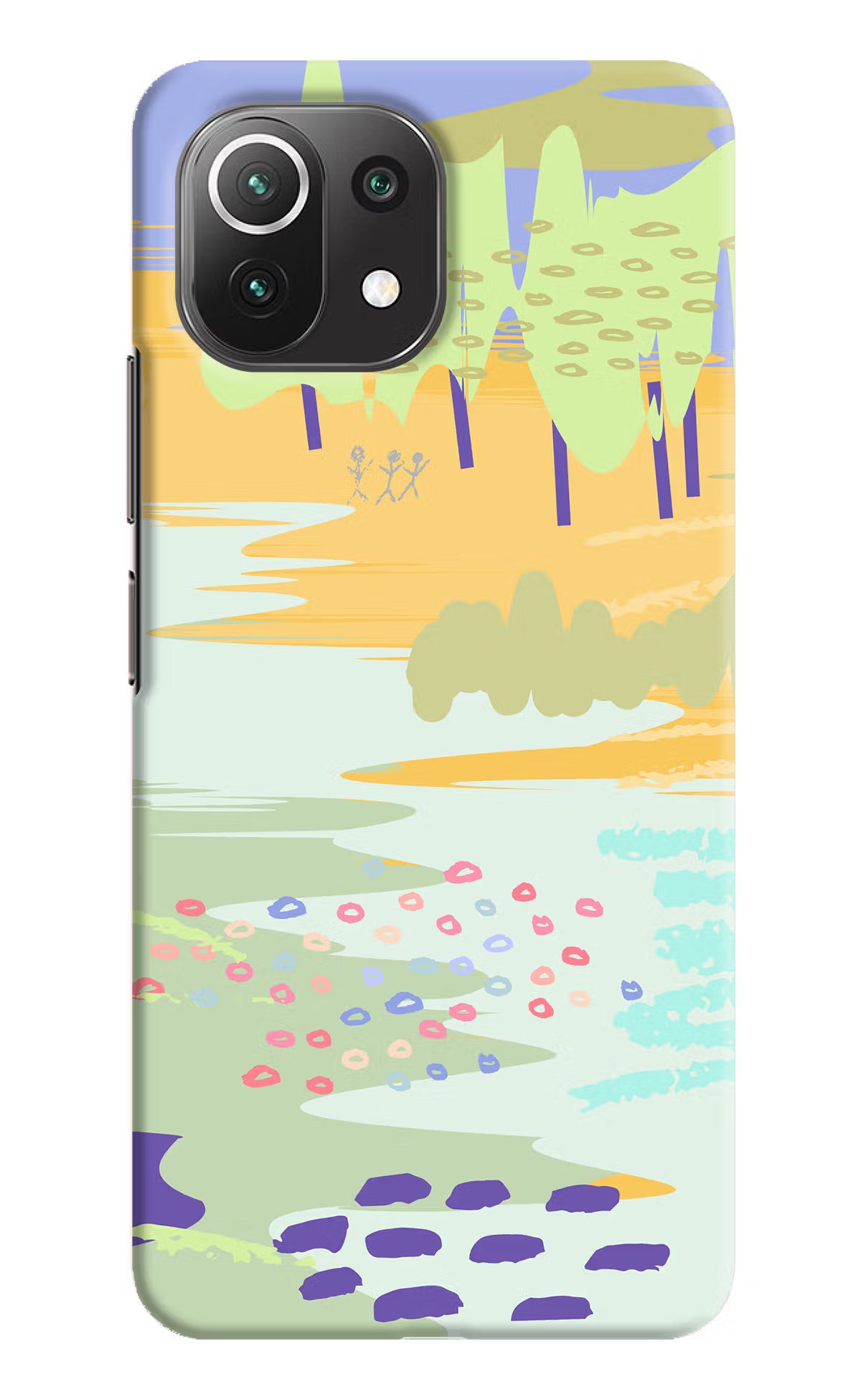 Scenery Mi 11 Lite Hard Case Back Cover by Casekaro