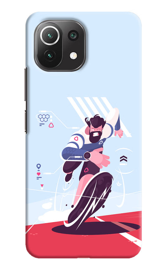 Run Pro Mi 11 Lite Hard Case Back Cover by Casekaro