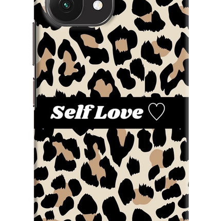 Leopard Print Self Love Mi 11 Lite Hard Case Back Cover by Casekaro
