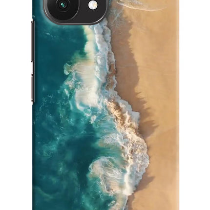 Ocean Beach Mi 11 Lite Hard Case Back Cover by Casekaro