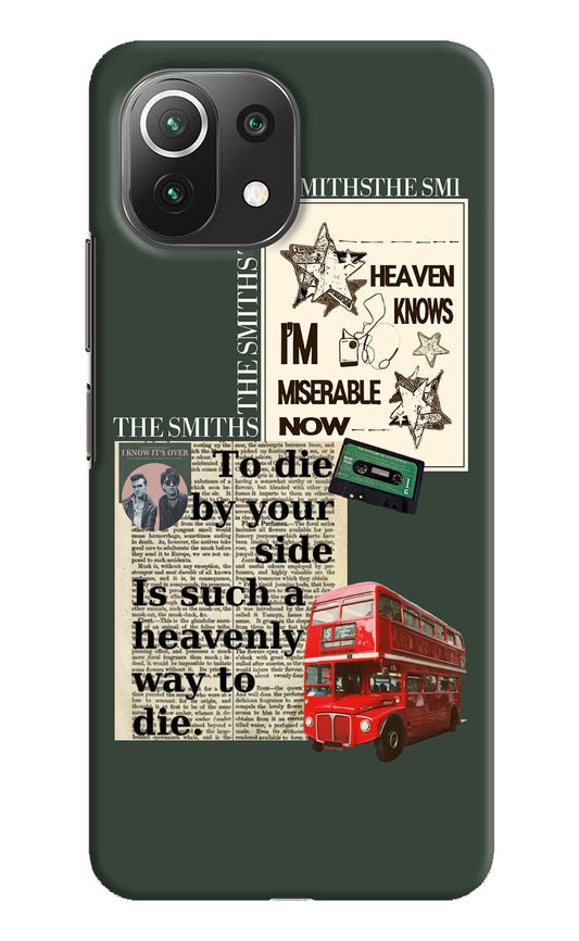 The Smiths Mi 11 Lite Hard Case Back Cover by Casekaro