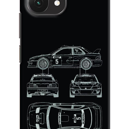 WRC'99 Mi 11 Lite Hard Case Back Cover by Casekaro