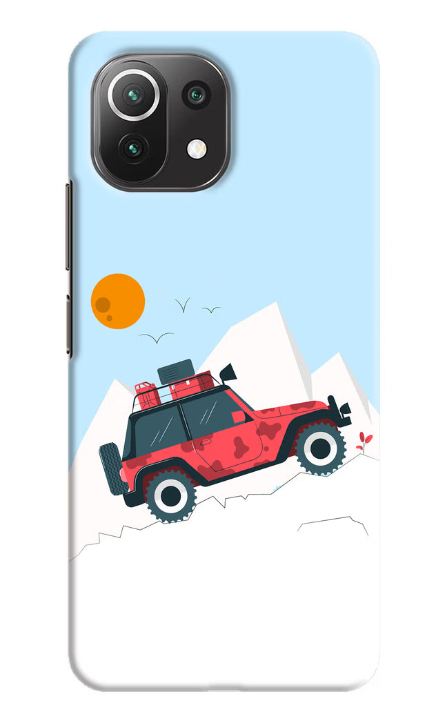 Mountain Trail Beast Mi 11 Lite Hard Case Back Cover by Casekaro