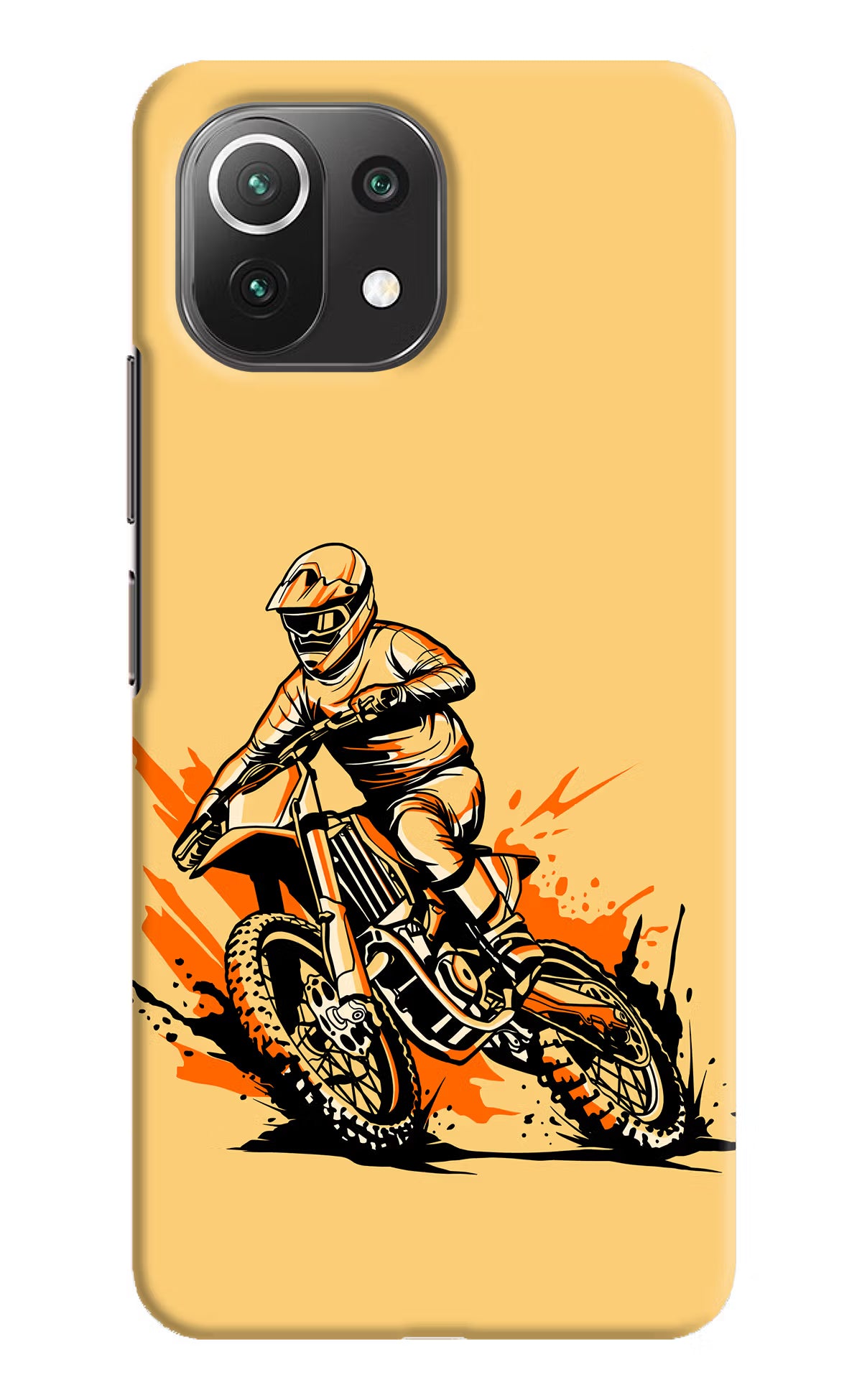 Off-Road Fury Mi 11 Lite Hard Case Back Cover by Casekaro