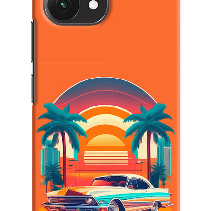Palm Drive 80s Mi 11 Lite Hard Case Back Cover by Casekaro