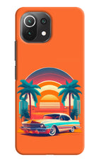 Palm Drive 80s Mi 11 Lite Hard Case Back Cover by Casekaro