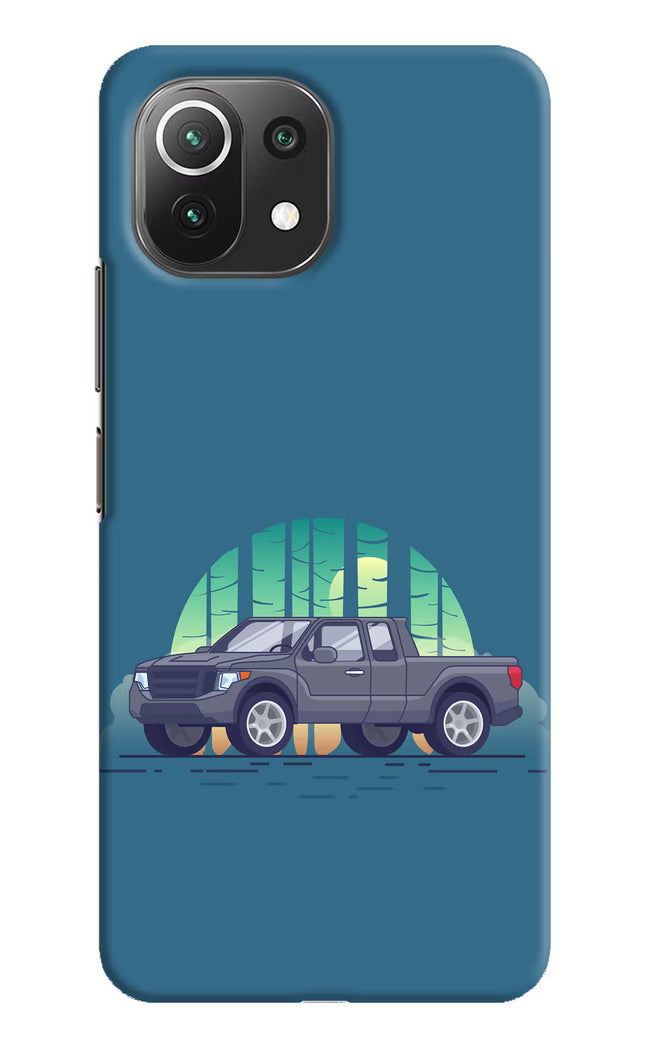 Retro Garage Vibe Mi 11 Lite Hard Case Back Cover by Casekaro