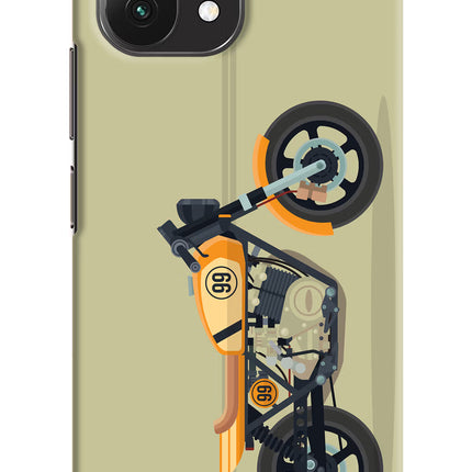 Vertical Speedster Mi 11 Lite Hard Case Back Cover by Casekaro