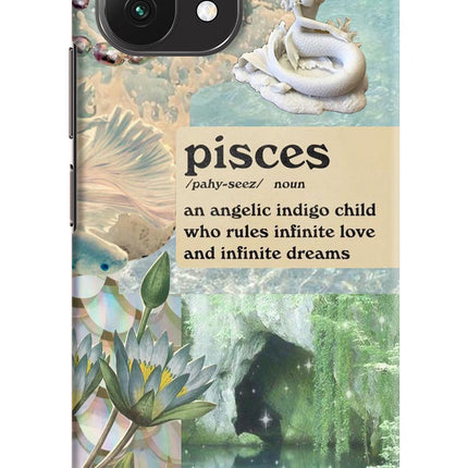 Pisces Zodiac Mi 11 Lite Hard Case Back Cover by Casekaro