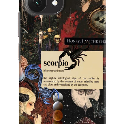 Scorpio Zodiac Mi 11 Lite Hard Case Back Cover by Casekaro